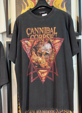VTG Cannibal Corpse Band On Tour Short Sleeve S to 5XL T-Shirt picture