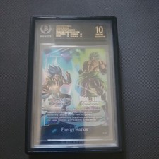 2026 DRAGON BALL SUPER PROMO FUSION WORLD ENERGY MARKER BGS BLACK LABEL K PT picture