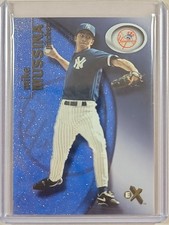 MIKE MUSSINA 2001 Fleer Skybox EX ESSENTIAL CREDENTIALS NOW Card #91 042/299 HOF picture