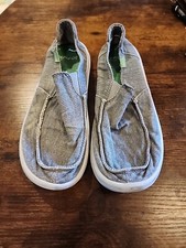Sanuk Hi Five Mens Slip On Casual Loafers Shoes Gray - 7M picture