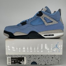 Size 14M/15.5W - Jordan 4 Retro University Blue CT8527-400 Pre-Owned picture