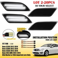 2-20X LED Bumper Side Marker Light For 12-14 Mercedes Benz W204 C250 C350C-Class picture