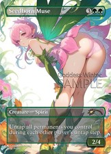 MTG - Seedborn Muse - Fanart Borderless Style - EDH / Playtest picture