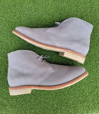 Mens Thursday Boot Co. Gray Suede Crepe Scout Chukka Boots Lace Up ~ US Size 9M picture