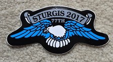 Sturgis South Dakota Motorcycle Rally 2017 Eagle Wings Official Sticker Decal picture