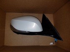 14-21 INFINITI Q50 PASSENGER RIGHT WHITE POWER HEATED DOOR MIRROR WITH CAMERA picture