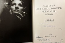 Signed Art of the Great Hollywood Portrait Photographers 1925-1940 1st Edition picture
