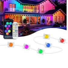 300FT Permanent Outdoor Lights RGBIC Eave Lights App Remote IP67 Waterproof Xmas picture