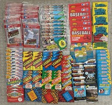 107 RARE PACKS Sealed Vintage Baseball Topps Donruss Fleer Sportflics 1980’s Odd picture