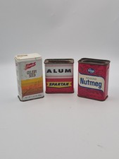Vintage Spice Tins French's, Spartan & Kroger  All In Good Shape picture