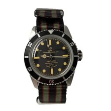 Walter Mitt Sea Bond Steel Automatic Black Vintage Diver Watch Unisex picture