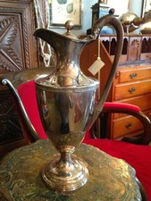 Antique English Sheffield Silver Wine Ewer 1790-1810  Wine Decanter Fine Dining picture