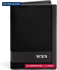 Tumi 01192274 ALPHA SLG Multi-Window Card Case Official Genuine Product, Black, picture