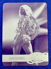 Jade Cargill 2022 Skybox Metal Universe AEW '97-98 RETRO MAGENTA PRINT PLATE 1/1 picture