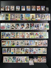 Vintage Topps Baseball 70-Card Lot Early 1980s HOF’s Stars Rookies NRMT+ picture