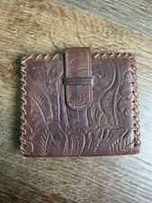 Ralph Lauren Vintage Polo Country Leather Tooled Wallet  picture