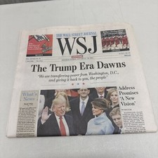 The Trump Era Dawns Wall Street Journal January 21-22  2017 picture