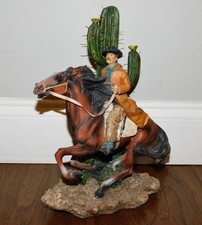 Southwestern Cowboy Riding Horse 13