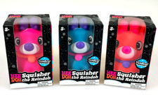 SET OF 3-Pink, Blue & Orange-NeeDoh Squisher the Reindoh Unreleased Rare Squishy picture