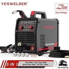 200Amp 110/220V Dual Voltage, 5 in 1 Aluminum MIG Welder, Spool Gun Compatible picture