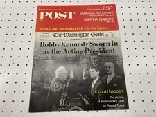 Vintage 1968 Saturday Evening Post Magazine March 9 Bobby Kennedy President RFK picture
