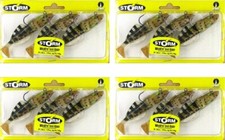 (4) Packs Of 3 Storm Wildeye 1/4 Oz Live Goby 3