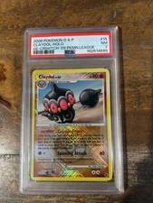 POKEMON 2008 Great Encounters League Crosshatch CLAYDOL Holo #15 PSA 7 RARE picture