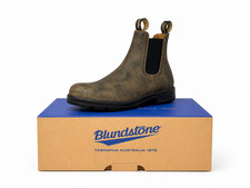 BLUNDSTONE 1351 RUSTIC BROWN CHELSEA BOOTS NEW UNISEX MULTIPLE SIZES picture