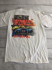 Vintage Oneita Shirt Mens Large White Daytona Speedweeks Racing Tee USA picture