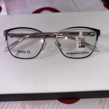 BCBG MAXAZRIA EYEGLASSES  FRAMES HILDA BROWN 50/16/130 NEW W CASE picture