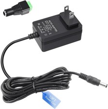 5V 2A Power Supply 5Volt 2Amp AC Adapter 100-240V DC 5V Power Cord 10FT with DC picture
