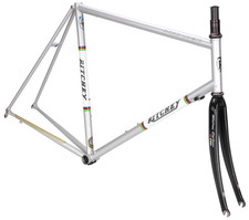 Ritchey Road Logic Steel Bike Frameset 59cm SILVER 700c WCS Carbon 1