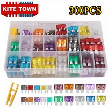 300Pcs Car Blade Fuse Assortment Assorted Kit Blade Set Auto Truck Automotive picture