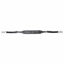 Tough-1 Black Alligator Overlay Starlight Collection Wither Strap 53-1615 picture