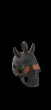 Antique WWII Ww2 Era Unique Satan Devil Pendant Bronze  picture