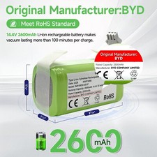 Ecovacs Deebot N79 N79S N79SE N79W 500 DN622 DN622.11 661 Replacement Battery picture