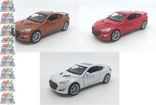 Hyundai GENESIS Coupe 1:34-1:39 Die Cast Car White/Red/Gold Collection New picture