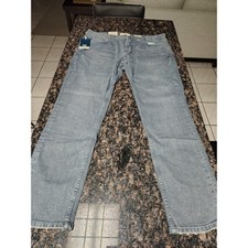 Pull&Bear Slim Comfort Light Wash Blue Denim Jeans Mens Size USA 40 NEW picture