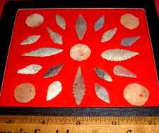 21 Choice Assorted Neolithic Points Beads W/CASE Ancient African Artifacts YZ-33 picture