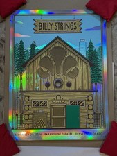Billy Strings FOIL poster Denver CO Paramount Sept 20 2026 ADD NOISE picture