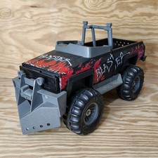 AS IS Vtg 1983 Tonka Steel Monsters Black BLASTER Toy Truck for Parts or Repair picture