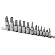 Klutch Tamper-Resistant Hex Bit Socket Set, 13-Pc., Metric picture