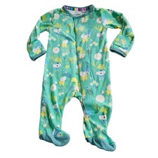 Magnetic Me Newborn Footie Magnetic Modal Bamboo Rainy Day Animal Green 5-8 lbs picture