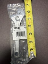 Proto J706B Adjustable Wrench: Steel, Chrome Finish picture