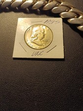 1951-S Franklin Half Dollar 50C Brilliant Uncirculated BusinesStrike 90% Silver  picture