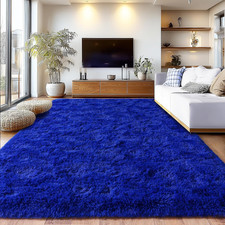 9X12Ft Bedroom Fluffy Area Rugs Shaggy Carpets Upgrade Anti-Skid Fuzzy Rugs picture