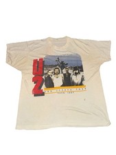 Vintage U2 The Joshua Tree 1987 Tour T-shirt Screen Stars picture