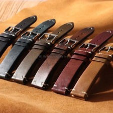 Genuine Leather Watch Band Strap Replacement Quick Release 18mm 20mm 22mm Men picture