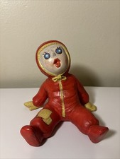 Vintage Mid-Century Red Devil Elf Figurine picture