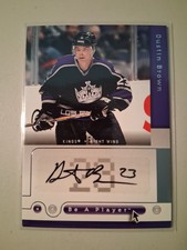2005 Upper Deck Be A PLayer DUSTIN BROWN Auto picture